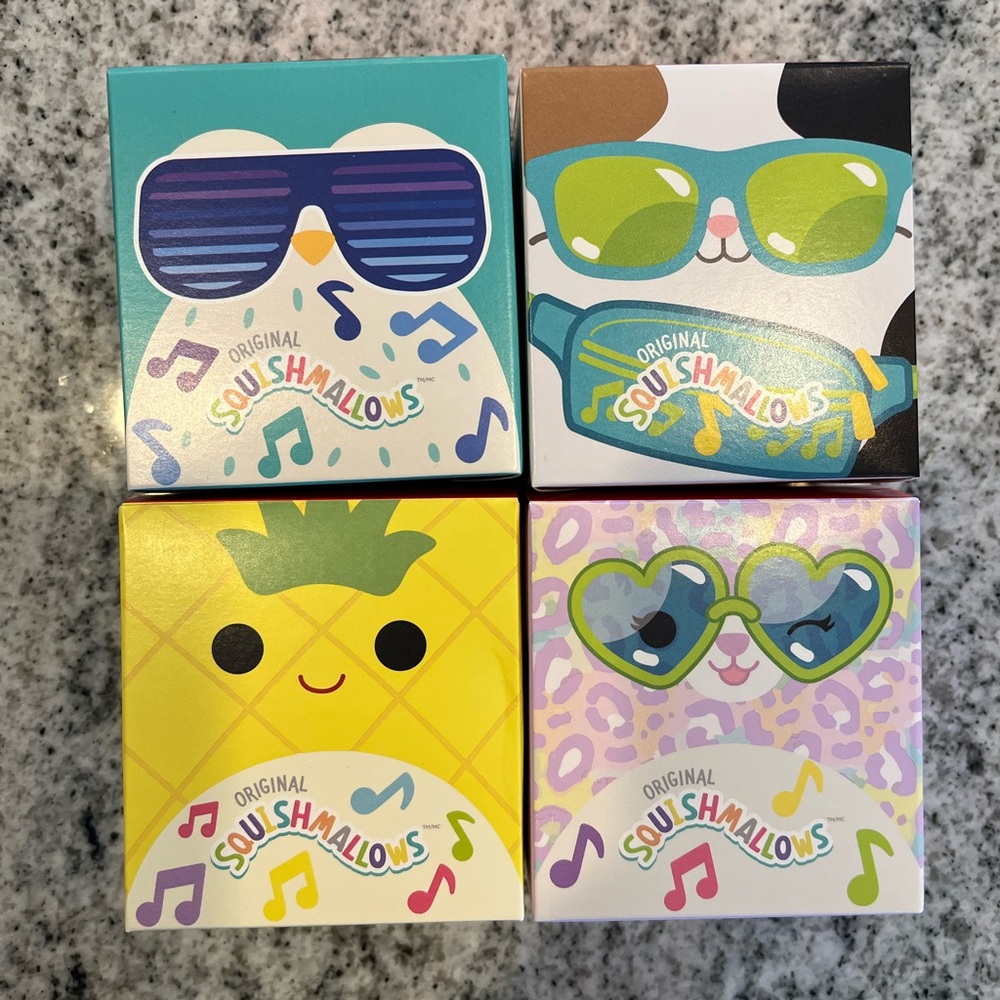 4 x Squishmallows - McDonald’s happy meals toys
